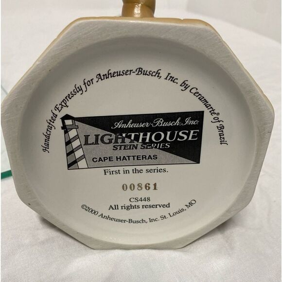 Anheuser Busch Vintage Stein- Cape Hatteras Lighthouse 2000 - Picture 3 of 10
